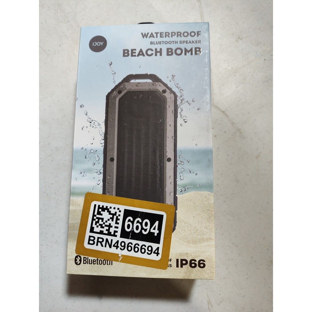 iJoy Beach Bomb Waterproof Shockproof Portable Bluetooth Speaker - IP66 (722)